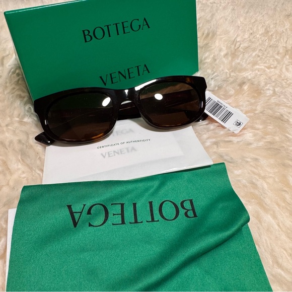 Bottega Veneta Dark Brown Sunglasses
